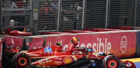 F1: la importante multa que deberá afrontar Sainz tras su accidente en Singapur