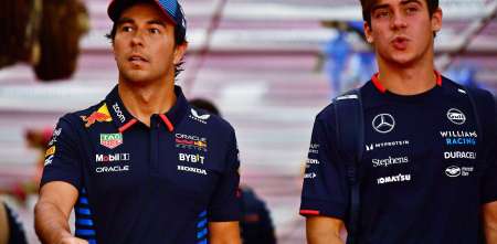 F1: Colapinto resaltó los elogios de "Checo" Pérez en Singapur