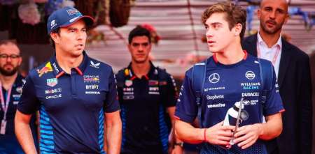 F1: Checo Pérez explicó cómo lidió con la gran defensa de Colapinto en Singapur