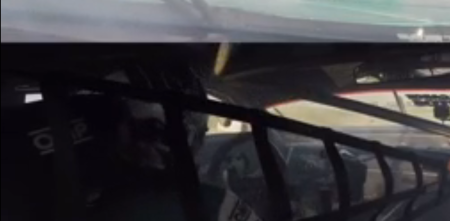 TC: así se vivió el fuego en el Mustang de De Benedictis desde adentro