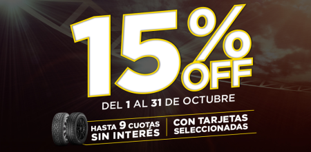 "Liga de fanáticos": 15% de descuento en neumáticos seleccionados Pirelli