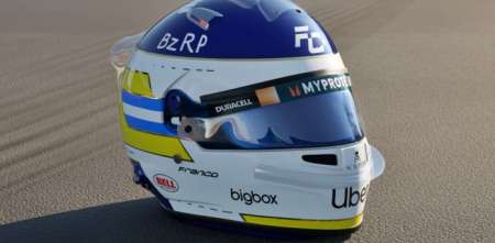 F1: Lucas Bricco contó cómo fue diseñar el casco de Colapinto en homenaje a Reutemann