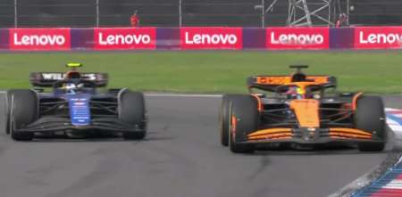 F1: la áspera defensa de Colapinto para aguantar el ataque de Piastri en México