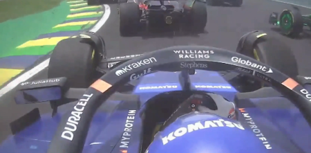 F1: ¡A bordo! La largada de Colapinto con el sobrepaso a Hamilton en Brasil