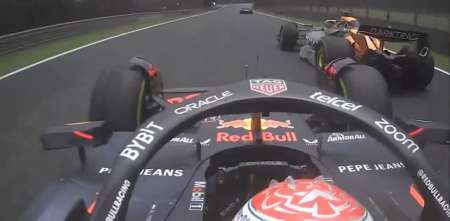 F1: así fue la maniobra por la que fue sancionado Verstappen en la Sprint