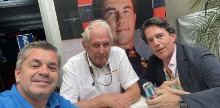 F1: Norberto Fontana se reunió con Helmut Marko en Brasil