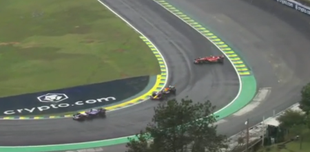 F1: el accidente de Sainz en el GP de Brasil