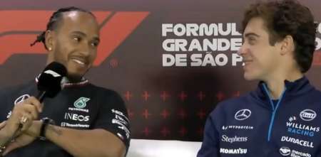 F1: Hamilton se preocupó por Colapinto luego de su accidente en Brasil