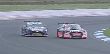 TC: el sobrepaso de Canapino a Santero en la primera Serie en Toay