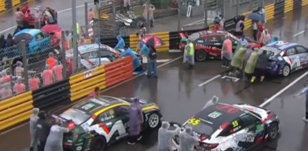 FIA TCR World Tour: llegó la lluvia a Macao y se postergó la segunda carrera
