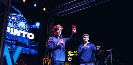 F1: ¡La rompió! Franco Colapinto, otra vez la sensación del Fan Zone de Williams