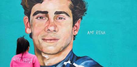 La historia que hay detrás del primer mural de Franco Colapinto en nuestro país