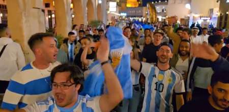 F1: el banderazo argentino en apoyo a Colapinto se hizo sentir en Qatar