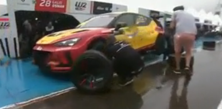 TCR South America: ¡Llegó la lluvia a Rosario y provocó el caos!