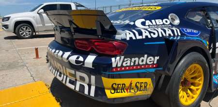 TC: así es el alerón estilo Nascar que se probó en San Nicolás
