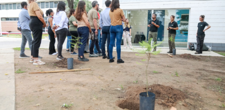 Reforestación en la fábrica de camiones de Volkswagen en Córdoba