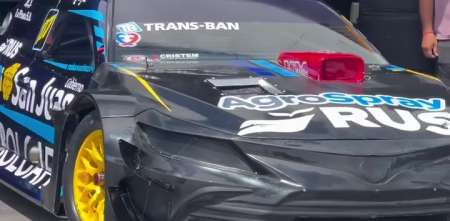 TC: Tobías Martínez estrenó el Camry en su primera prueba con el RUS Med Team