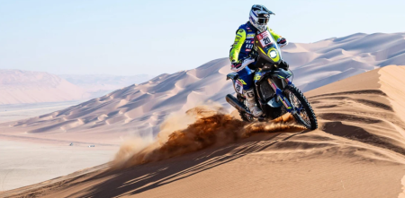 Dakar 2025: Noah, primer abandono tras sufrir una fractura en una caída