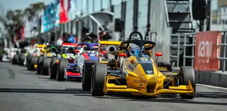 Nicolás Schumacher probó por primera vez un Fórmula Nacional