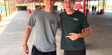 Iansa y Colapinto se cruzaron en el kartodromo de Zárate