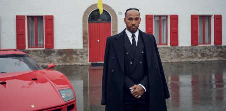 F1: ¡Aura! Hamilton ya transita su primer día como piloto de Ferrari