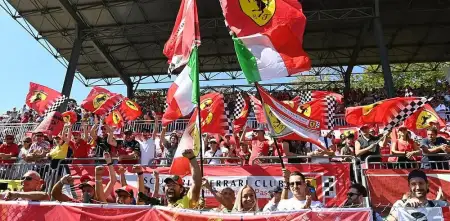 ¡Insólito! Tifosis acampan en el circuito de Fiorano a la espera de Hamilton