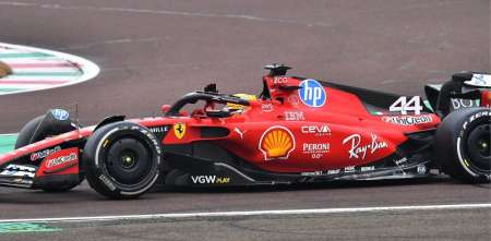 F1: un rival de Hamilton estuvo presente en sus ensayos con Ferrari