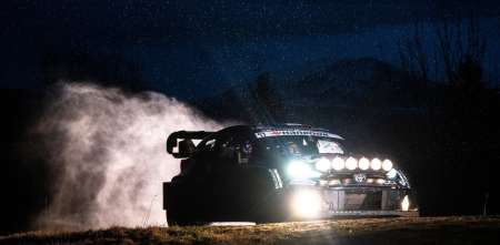 WRC: el espectáculo y el color de los tramos nocturnos del Rally de Montecarlo