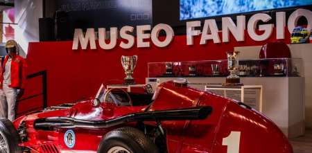 Ciantini y Landa, presentes en el Museo Fangio por el "Día del Mecánico"