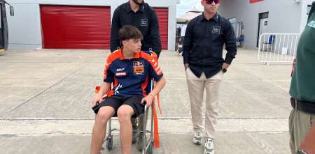 Moto3: Perrone comenzó su rehabilitación y sueña con llegar al GP de Las Américas