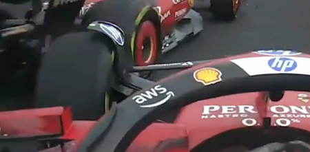 F1: el roce entre las Ferrari de Hamilton y Leclerc en la largada del GP de China