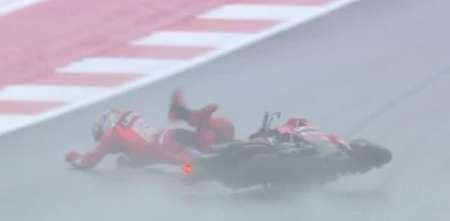 MotoGP: Marc Márquez sufrió una fuerte caída en la FP1 del GP de las Américas