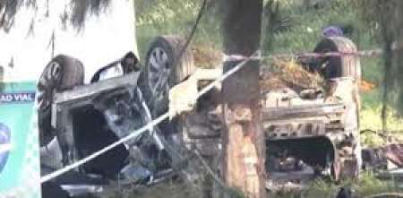 Tragedia en la Autopista Panamericana: cinco muertos y un herido grave por el vuelco de un auto