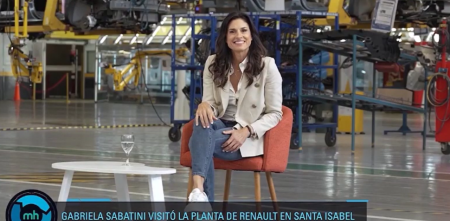 El saludo de Gabriela Sabatini a Renault Argentina