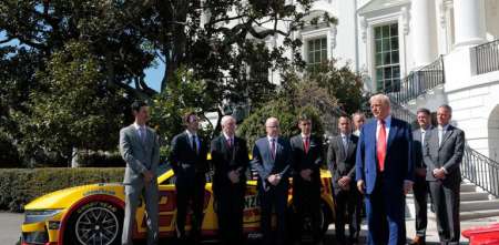 Trump y Penske en la Casa Blanca