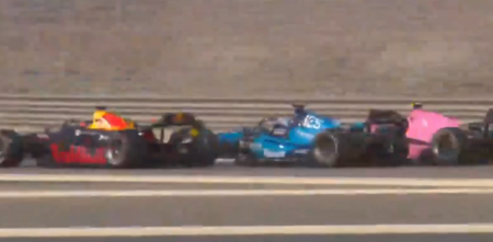 F2: ¡Impresionante! Tres autos a la par en el Sprint de Bahréin