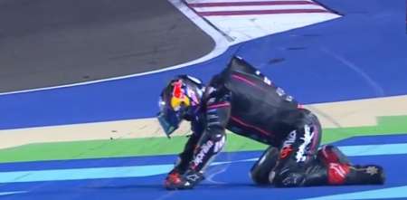 MotoGP: Jorge Martín protagonizó una caída en su regreso y desertó en Qatar