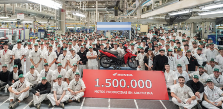 Honda supera las 1.500.000 motocicletas producidas en la Argentina