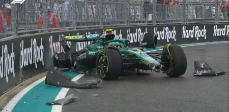 F1: Fernando Alonso protagonizó un fuerte accidente tras un toque de Liam Lawson