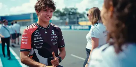 F1: Antonelli está confiado y advierte que puede dar el batacazo en Miami
