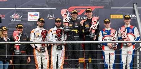 GT World Challenge Europe: Ezequiel Pérez Companc hizo podio en Brands Hatch