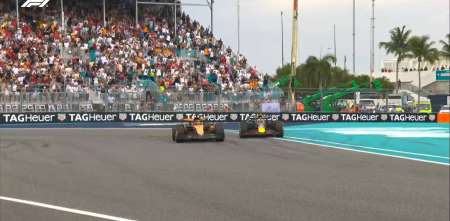 F1: Piastri quebró la resistencia de Verstappen y pasó a la punta en Miami