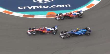 F1: ¡2x1 de Ferrari! La maniobra de Leclerc y Hamilton para pasar a Sainz
