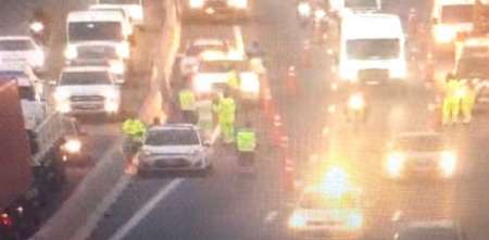 Un hombre intentó cruzar la autopista Buenos Aires-La Plata y fue atropellado