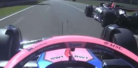 F1: así fue la maniobra de superación de Colapinto contra Ocon en Imola