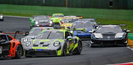 GT Cup Europe: un problema lo dejó con las manos vacías a Viel Bugliotti en Spa