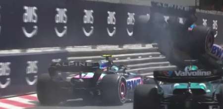 F1: el recuerdo del toque entre los Alpine en Mónaco 2024