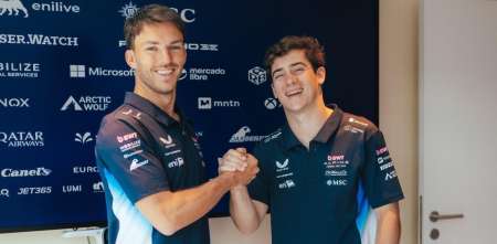 F1: la divertida reacción de Colapinto al probar el mate de Gasly en Mónaco
