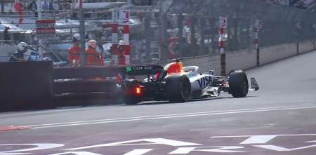 F1: el golpe de Isack Hadjar que interrumpió el segundo entrenamiento en Mónaco