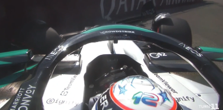 F1: Antonelli se pegó contra el muro y provocó la bandera roja en clasificación